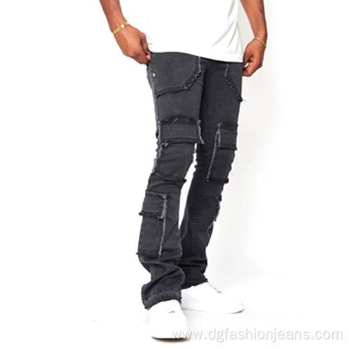 Washed Men's Pants & Trousers Fashion Jeans